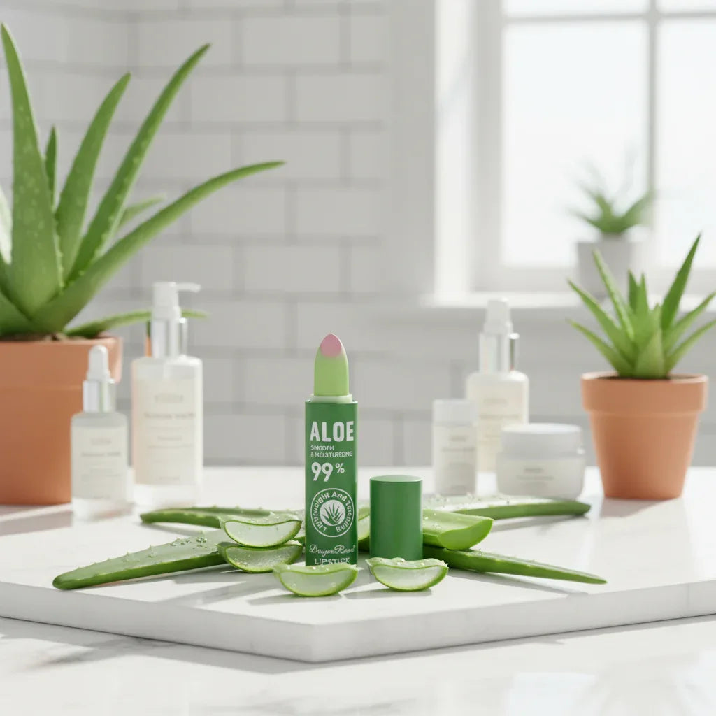 Aloe Vera Magic Colour Changing Lipsticks Thermochromic With Pink Hue - Why Not Shop