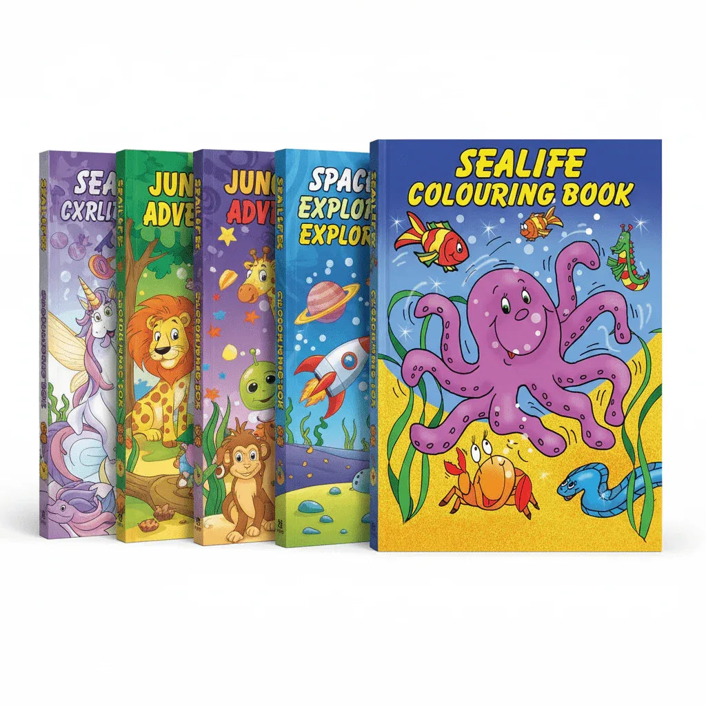 WF Graham Kids Premium Coloring Books - 24-Pack Creative Gift Set - Why Not Shop