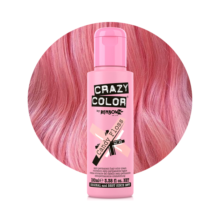 Crazy Color Candy Floss Semi-Permanent Hair Dye 100ml