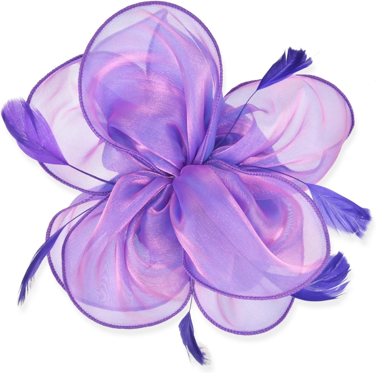 Womens Purple Fascinator With Feathers on a Headband and a Clip | Merthyr Tydfil | Why Not Shop Online