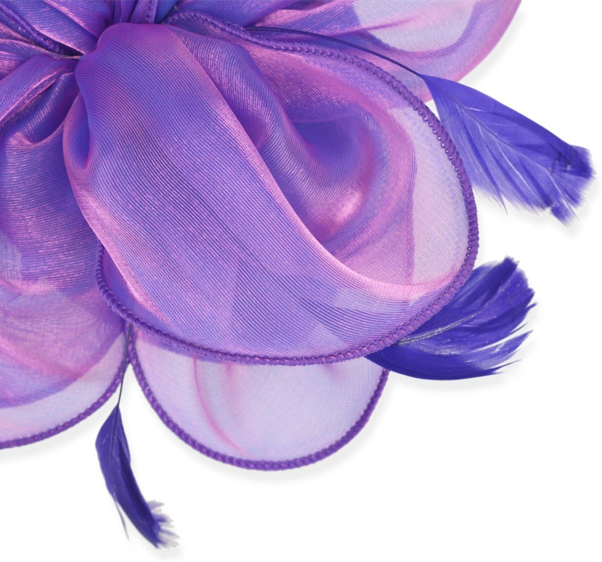 Womens Purple Fascinator With Feathers on a Headband and a Clip | Merthyr Tydfil | Why Not Shop Online