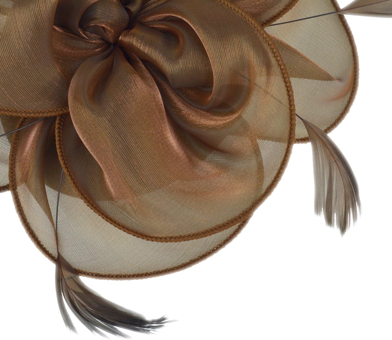 Womens Brown Fascinator With Feathers on a Headband and a Clip | Merthyr Tydfil | Why Not Shop Online