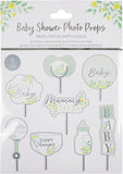 Baby Shower Photo Booth Party Props Pack of 8 Customizable With A to Z Stickers | Why Not Shop