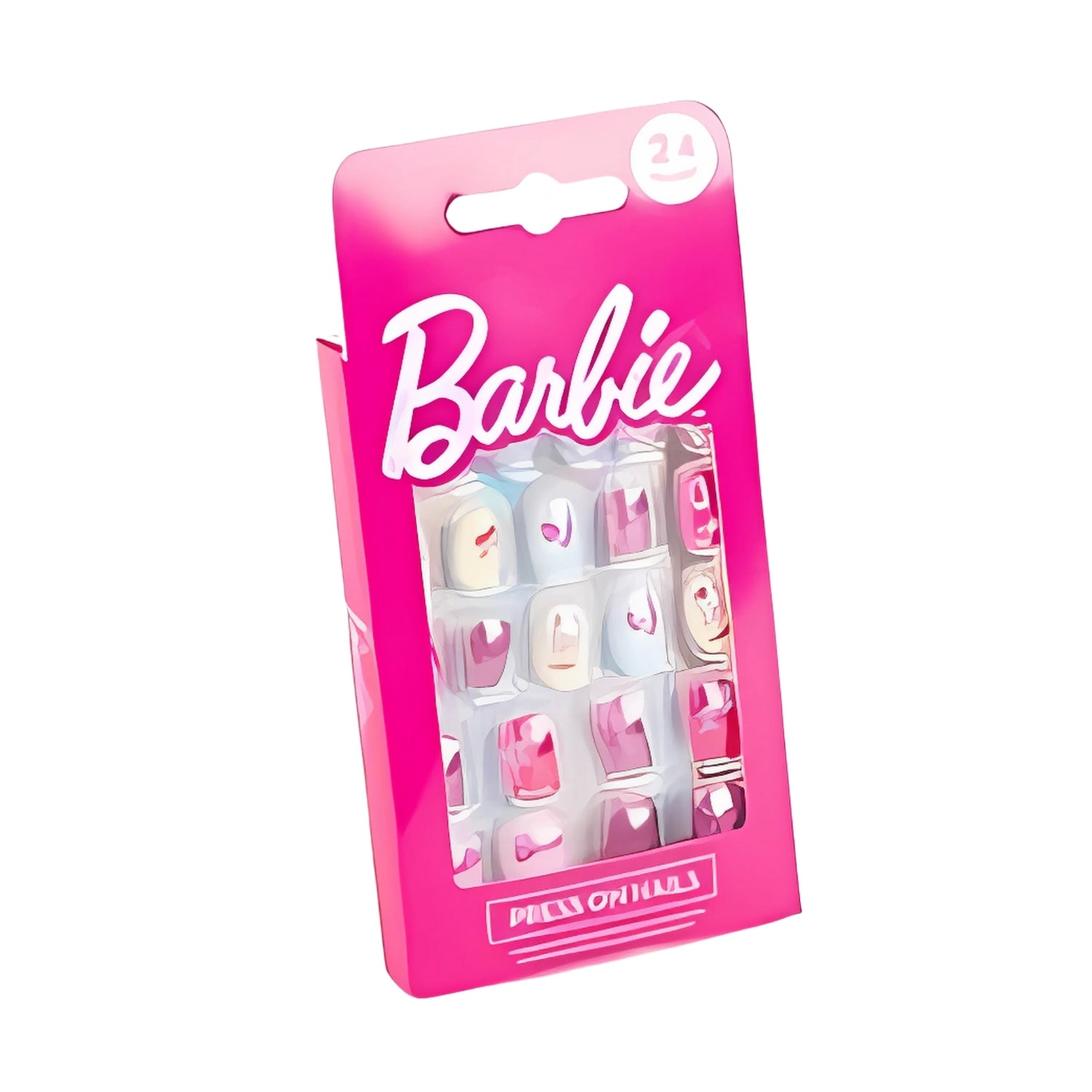 Barbie Press On False Nails For Girls Pack of 24 | Merthyr Tydfil | Why Not Shop Online