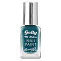 Barry M Ocean Blue Gelly Hi Shine Nail Polish - Huckleberry 244 in a deep teal ocean blue shade