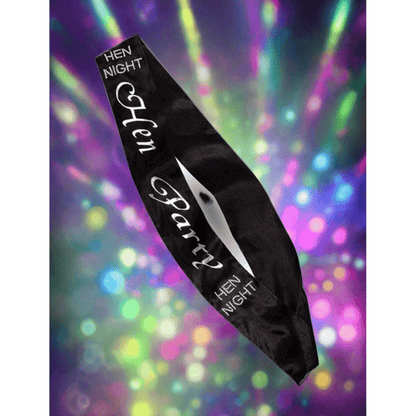 Black Satin And Diamante Hen Party Sashes | Merthyr Tydfil | Why Not Shop Online