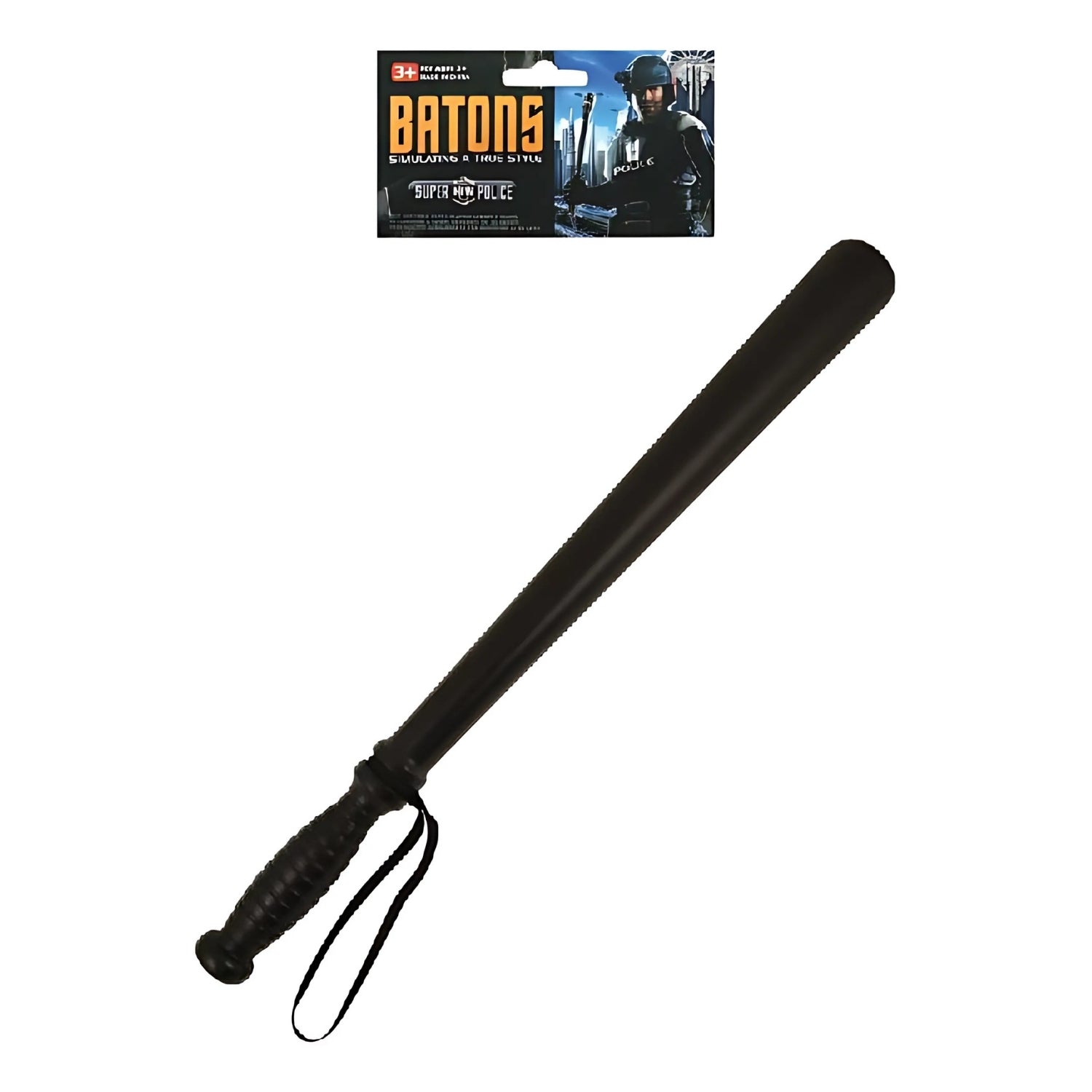Black Plastic Police Truncheon 51cm Fancy Dress Accessory | Why Not Shop