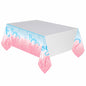 Boy Girl Gender Reveal Blue Pink The Big Reveal Paper Table Cover | Merthyr Tydfil | Why Not Shop Online