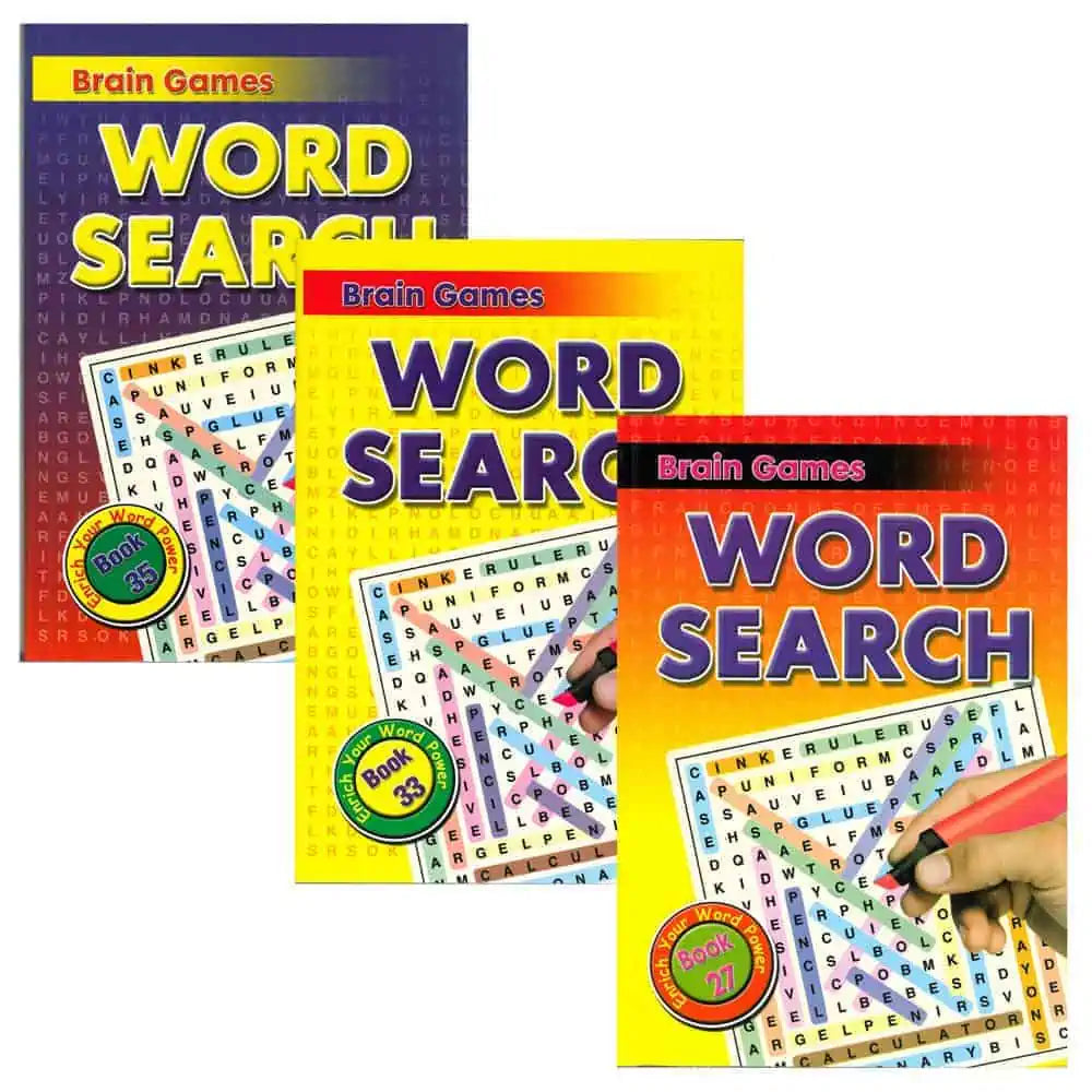 Brain Games Word Search Books With Over 100 Puzzles