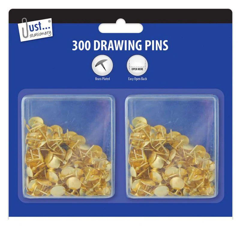 Brass Drawing Pins Box Of 300 | Merthyr Tydfil | Why Not Shop Online