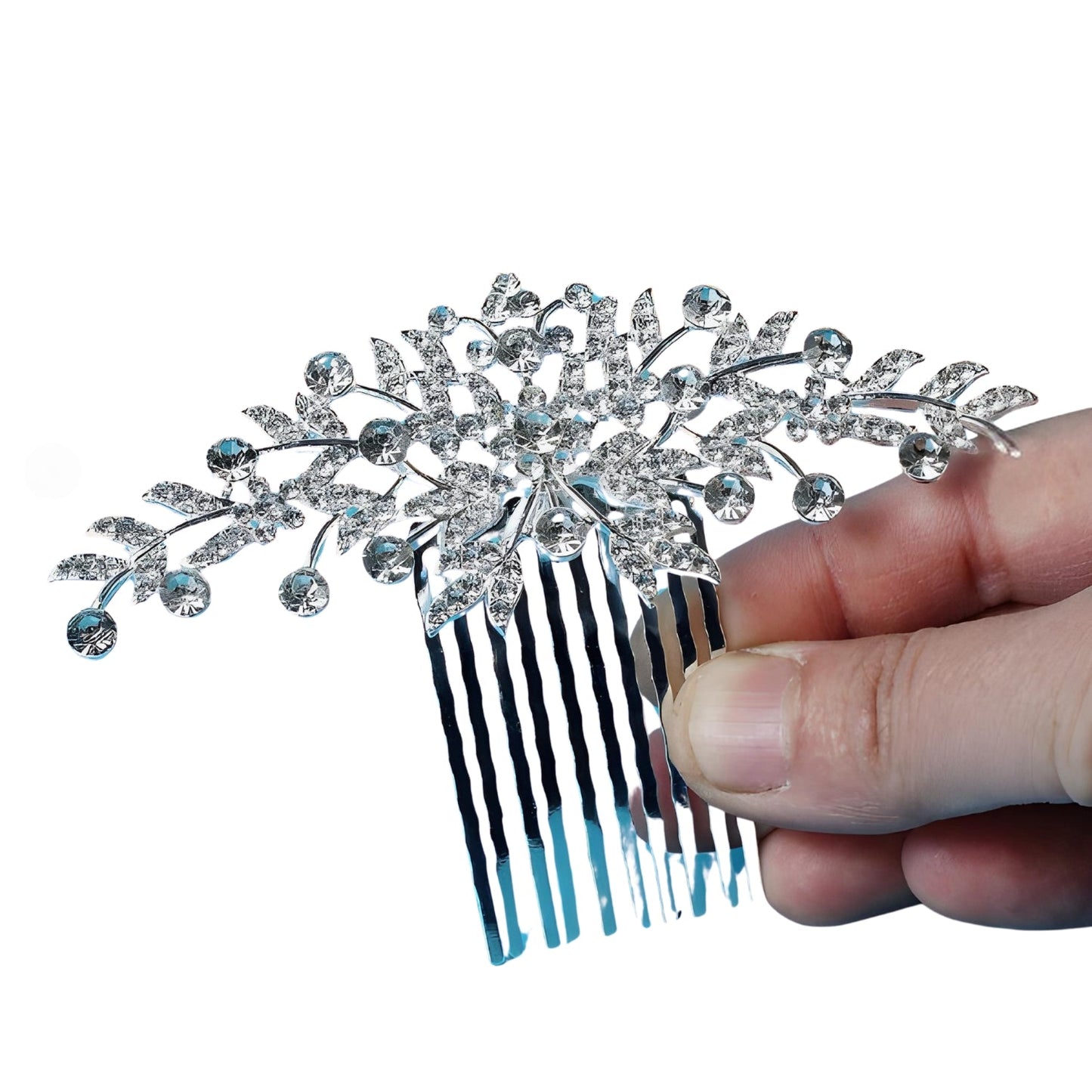 Bridal Headpiece Rhinestone Tiara Hair Comb | Why Not Shop