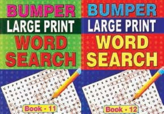 Bumper Large Print Word Search Books Assorted | Merthyr Tydfil | Why Not Shop Online