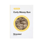 Heat Resistant Curly Messy Hair Bun Cool Ash Blonde/Light Grey-Brown - 112 Ash Moon