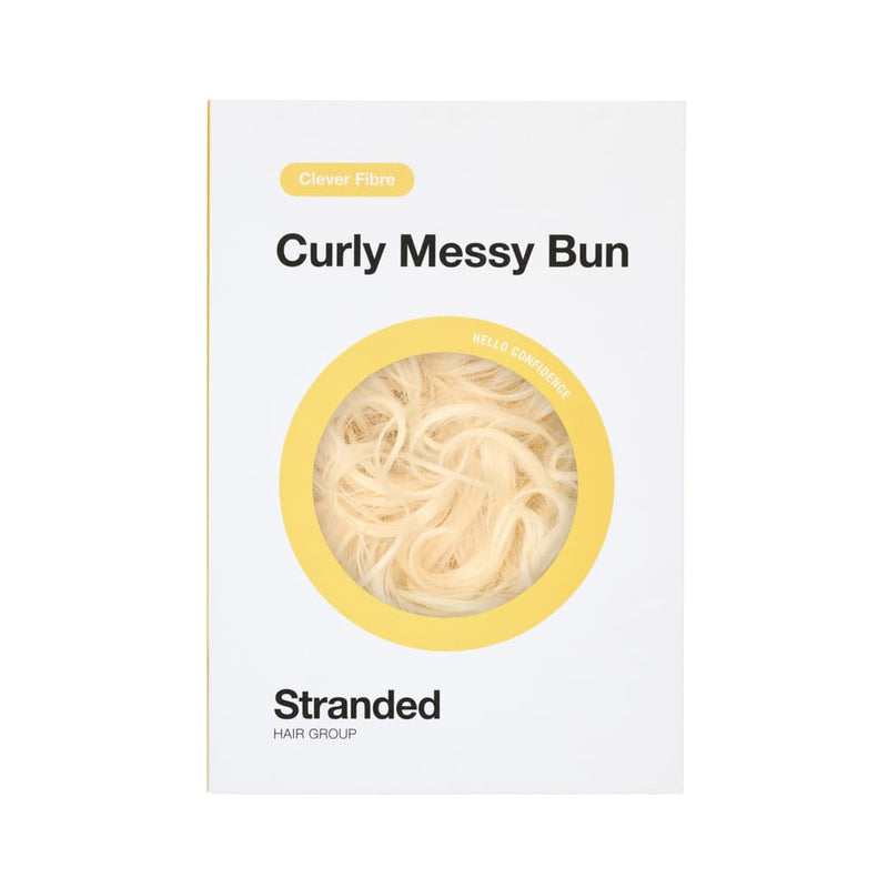 Heat Resistant Curly Messy Hair Bun - Blonde 613 Daisy