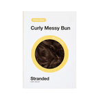 Heat Resistant Curly Messy Hair Bun Medium Warm Brown - 6 Daylillies