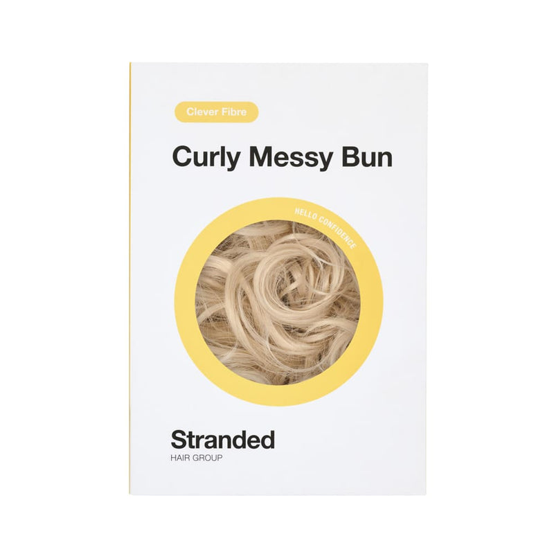 Heat Resistant Curly Messy Hair Bun Soft Warm Blonde - 101 New Love