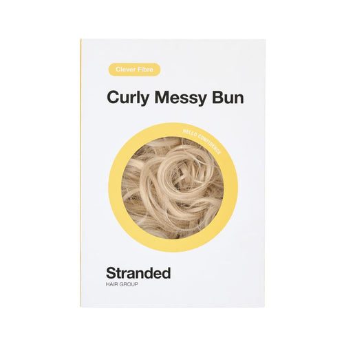 Heat Resistant Curly Messy Hair Bun Soft Warm Blonde - 101 New Love