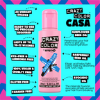 Crazy Color Capri Blue Semi-Permanent Hair Dye 100ml