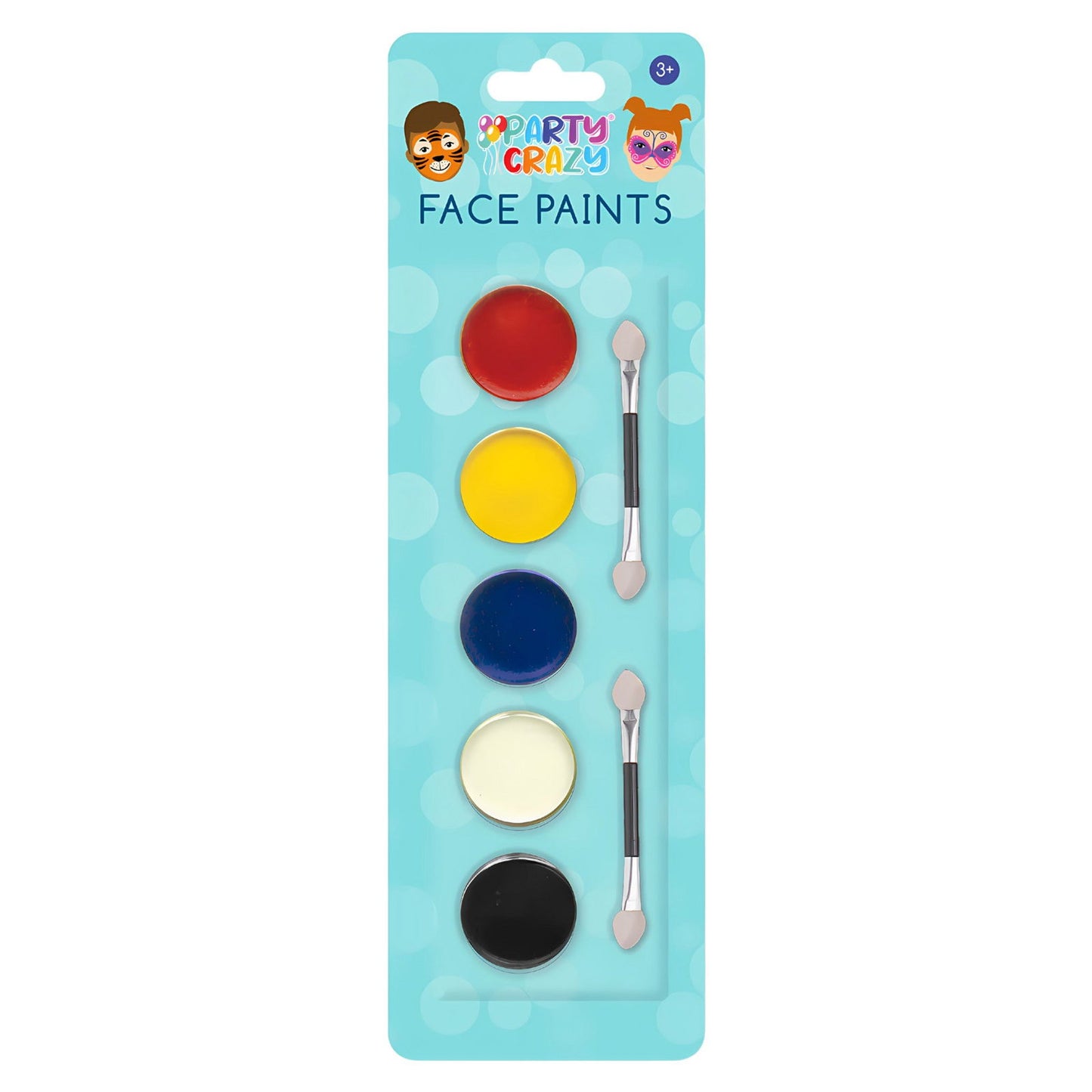 Children's Set of 5 Face Paints & 2 Brushes Set | Why Not Shop