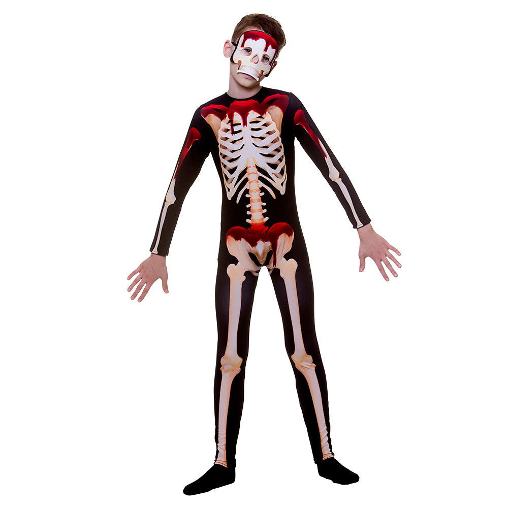 Childrens Blood Dripping Skeleton Costume Medium 5-7 Years | Why Not Shop