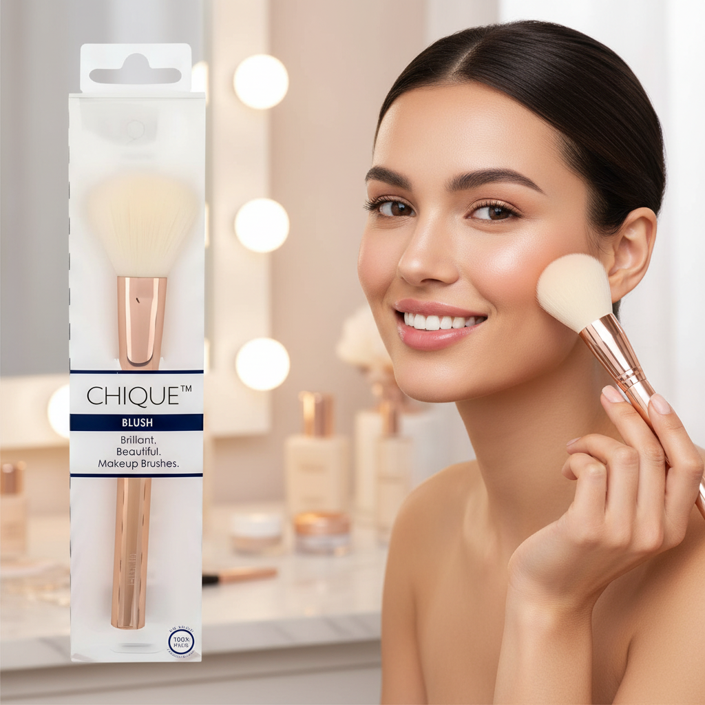 Chique Royal Rose Gold Blusher Brush | Merthyr Tydfil | Why Not Shop Online