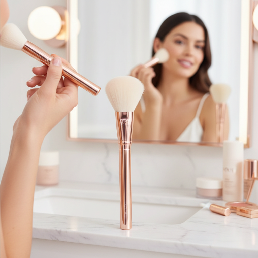 Chique Royal Rose Gold Blusher Brush | Merthyr Tydfil | Why Not Shop Online