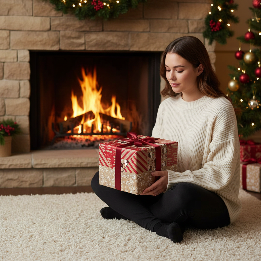 Christmas Wrapping Paper Flat Wrap 8 Sheets Assorted Designs | Merthyr Tydfil | Why Not Shop Online