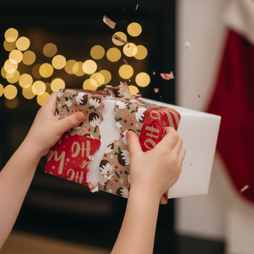 Christmas Wrapping Paper Flat Wrap 8 Sheets Assorted Designs | Merthyr Tydfil | Why Not Shop Online