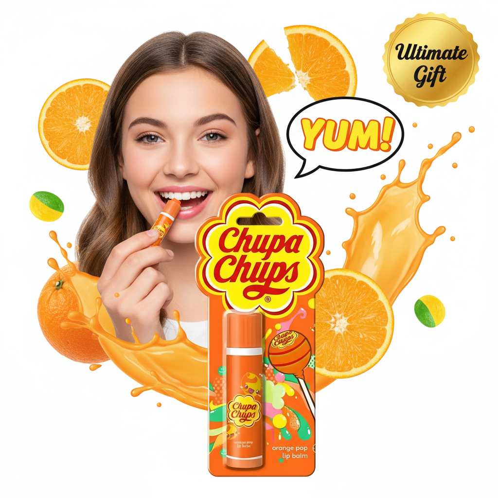 Chupa Chups Lip Balm Stick Juicy Orange | Merthyr Tydfil | Why Not Shop Online