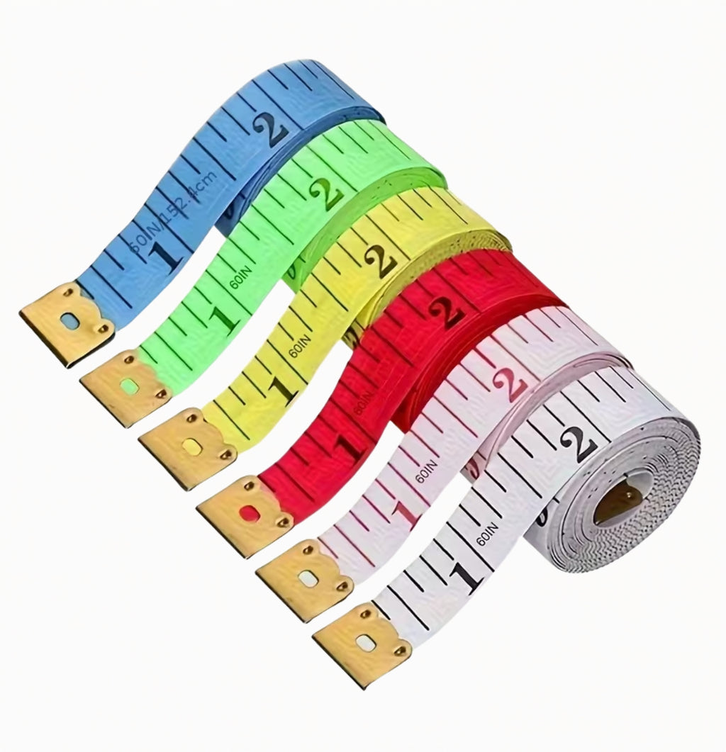 Cloth Tape Measure 150 x 1cm Assorted Colours