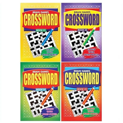Compact A5 Crossword Puzzle Book: Perfect For Puzzles On-The-Go - Why Not Shop