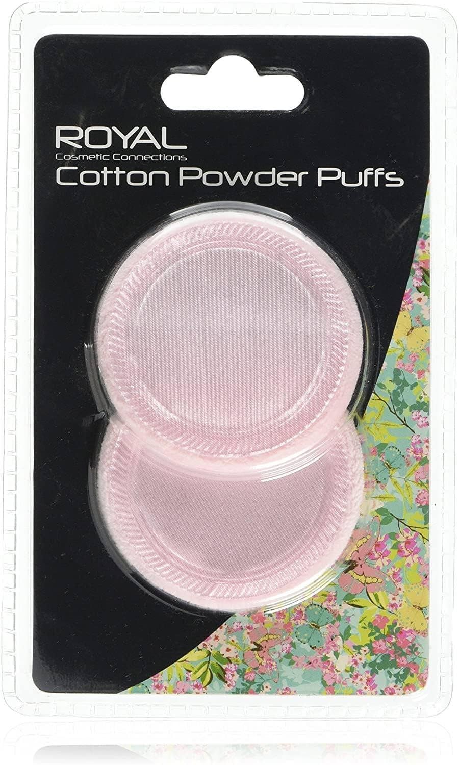 Cotton Face Powder Puffs Pack of 2 by Royal Cosmetics | Merthyr Tydfil | Why Not Shop Online