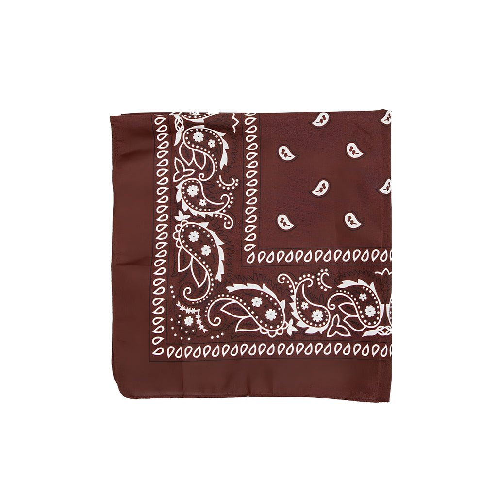 Cowboy/Cowgirl Bandana Brown & White