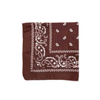 Cowboy/Cowgirl Bandana Brown & White