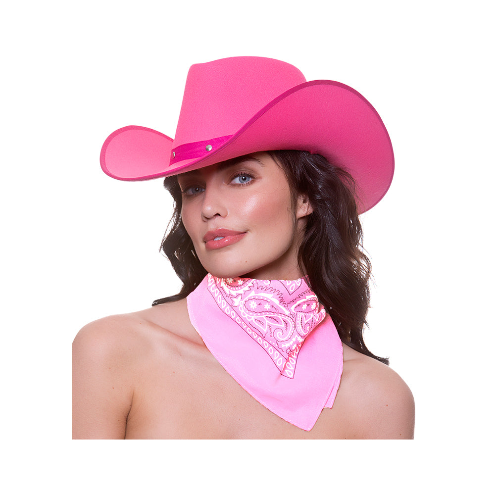 Cowboy/Cowgirl Bandana Baby Pink