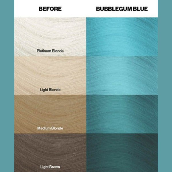 Crazy Color Semi Permanent Hair Dye - Bubblegum Blue Number 63 100ml | Why Not Shop