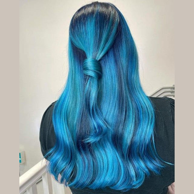 Crazy Color Semi Permanent Hair Dye - Capri Blue Number 44 100ml | Why Not Shop