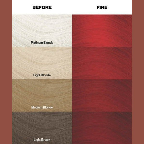 Crazy Color Semi Permanent Hair Dye - Fire Pillarbox Red Number 56 100ml | Why Not Shop