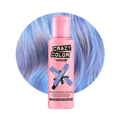 Crazy Color Semi Permanent Hair Dye - Lilac Number 55 100ml | Why Not Shop