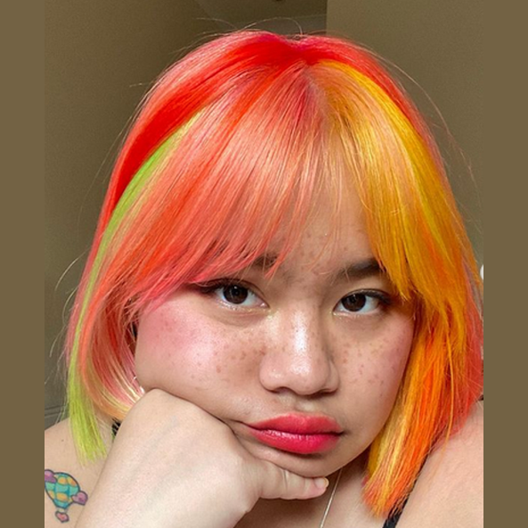 Crazy Color Semi Permanent Hair Dye - Peachy Coral Number 70 100ml | Why Not Shop