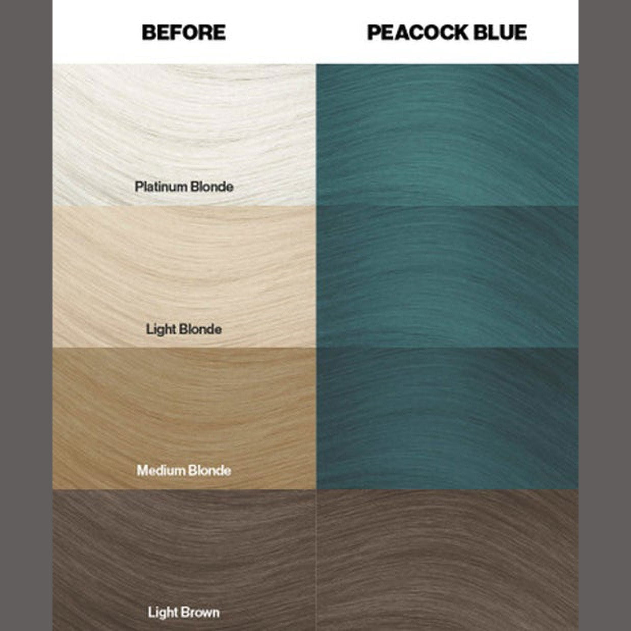 Crazy Color Semi Permanent Hair Dye - Peacock Blue Number 45 100ml | Why Not Shop