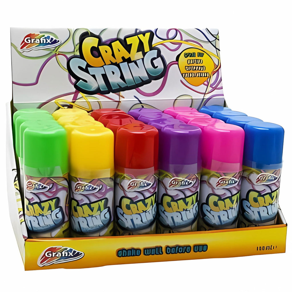 Crazy Silly String Cans Assorted Colours 1.8oz | Why Not Shop