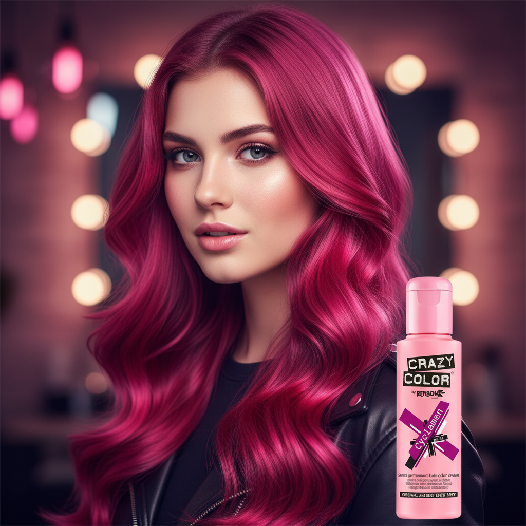 Crazy Color Semi Permanent Hair Dye - Cyclamen Number 41 100ml | Merthyr Tydfil | Why Not Shop Online