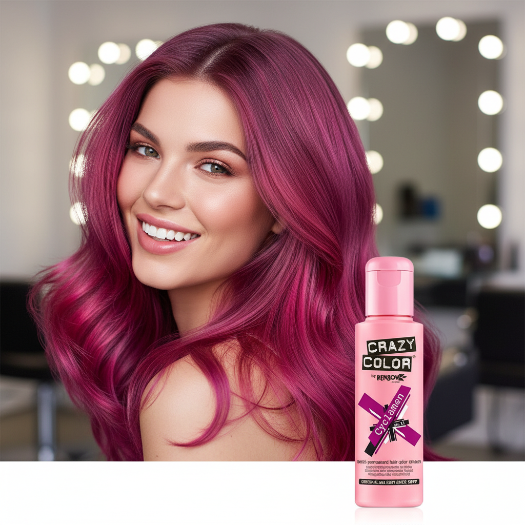 Crazy Color Semi Permanent Hair Dye - Cyclamen Number 41 100ml | Merthyr Tydfil | Why Not Shop Online