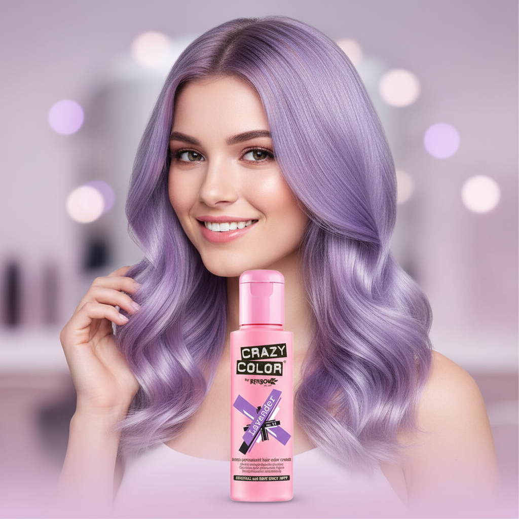 Crazy Color Semi Permanent Hair Dye - Lavender Number 54 100ml | Merthyr Tydfil | Why Not Shop Online