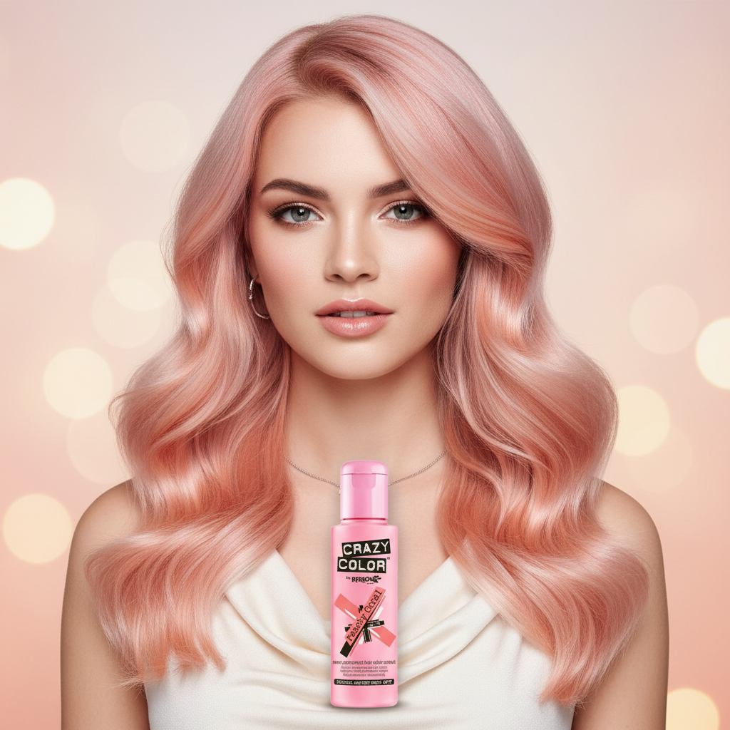 Crazy Color Semi Permanent Hair Dye - Peachy Coral Number 70 100Ml | Merthyr Tydfil | Why Not Shop Online