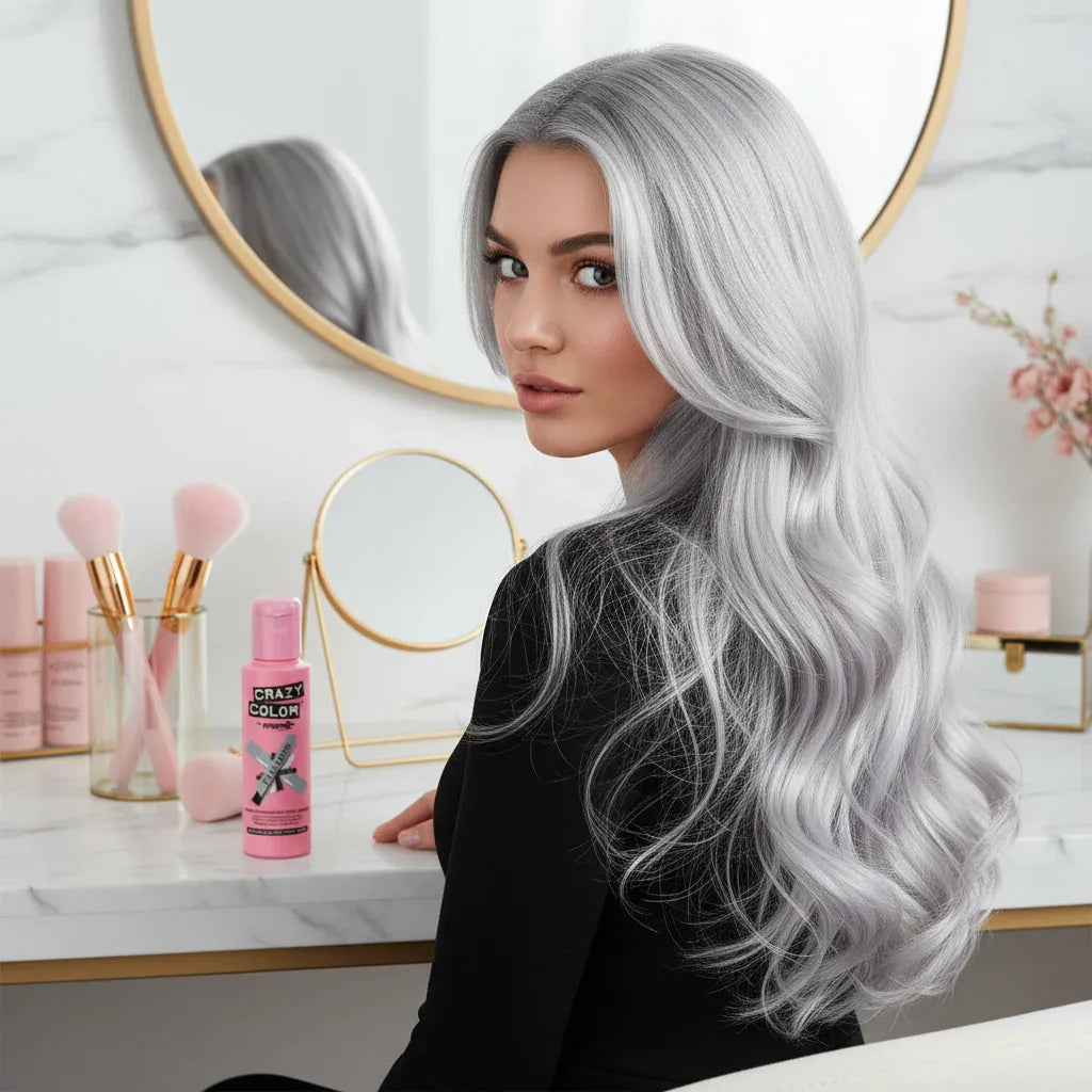 Crazy Color Platinum Semi-Permanent Hair Dye 100ml - Why Not Shop
