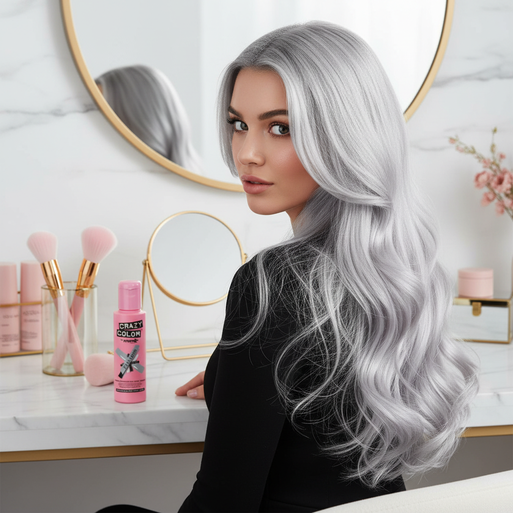 Crazy Color Semi Permanent Hair Dye - Platinum Number 28 100ml | Merthyr Tydfil | Why Not Shop Online