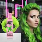 Crazy Color Toxic UV Green Semi-Permanent Hair Dye 100ml - Why Not Shop