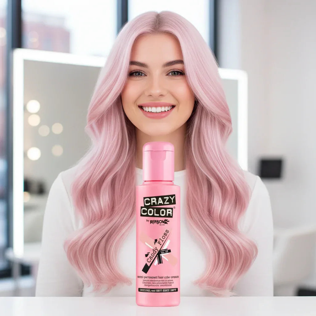 Crazy Color Candy Floss Semi-Permanent Hair Dye 100ml - Why Not Shop